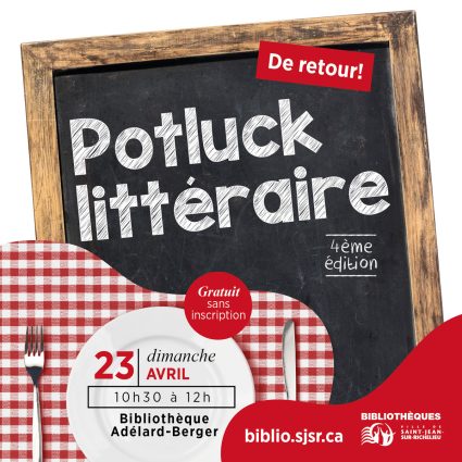 Potluck littéraire.