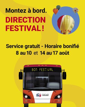 Montez à bord : le transport en commun s’élève pendant l’International de montgolfières!