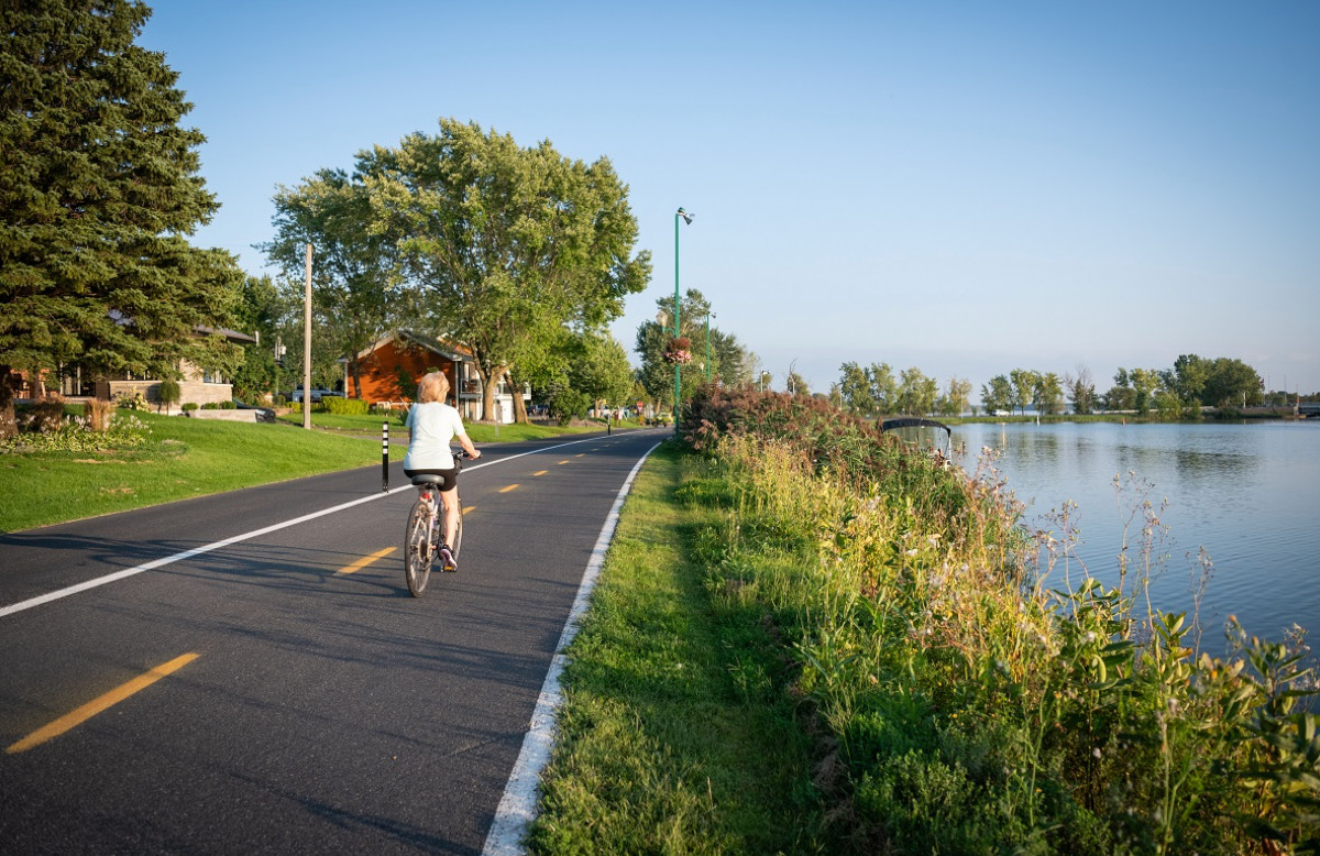 Une piste cyclable